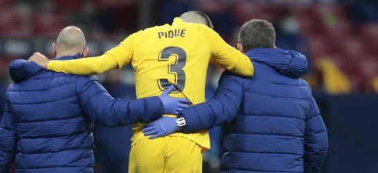 Gerard Piqué si zranil koleno, mal by chýbať jeden ligový zápas