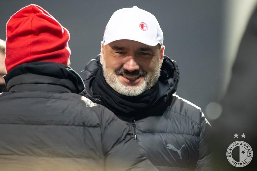 Tréner Slavie Praha Jindřich Trpišovský