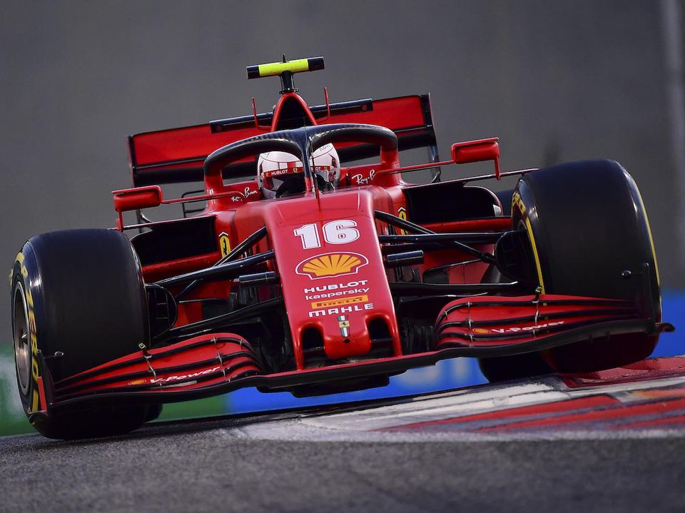 Monacký pilot formuly 1 Charles Leclerc na Ferrari