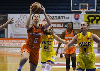Extraliga žien: Basketbalistky Ružomberka triumfovali na palubovke Košíc