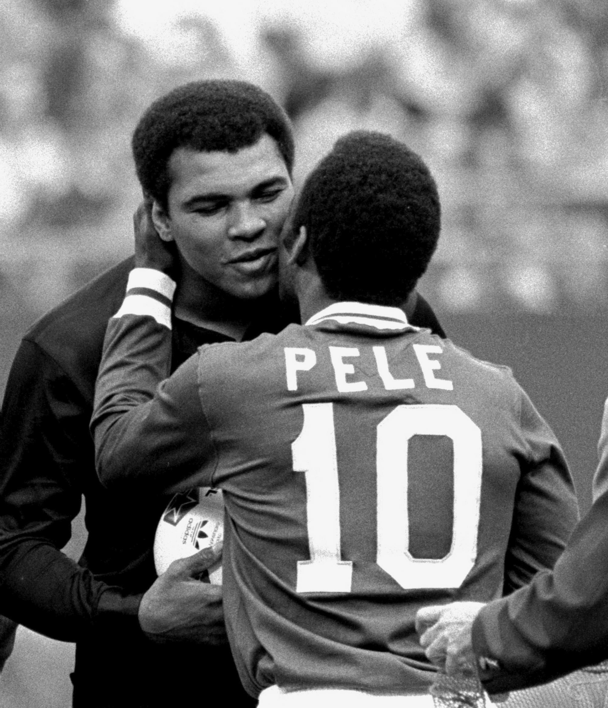 Pelé a Muhammad Ali.