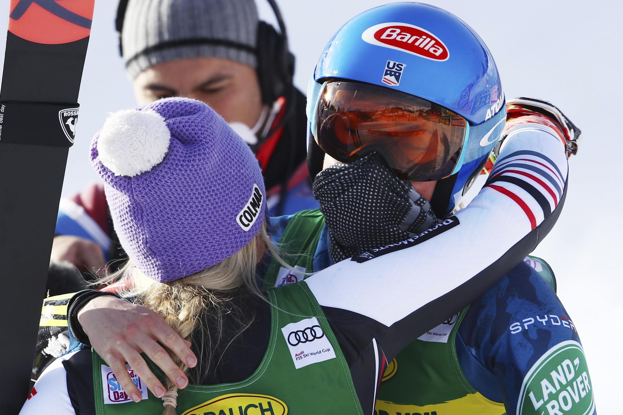 Mikaela Shiffrinová oslavuje víťazstvo