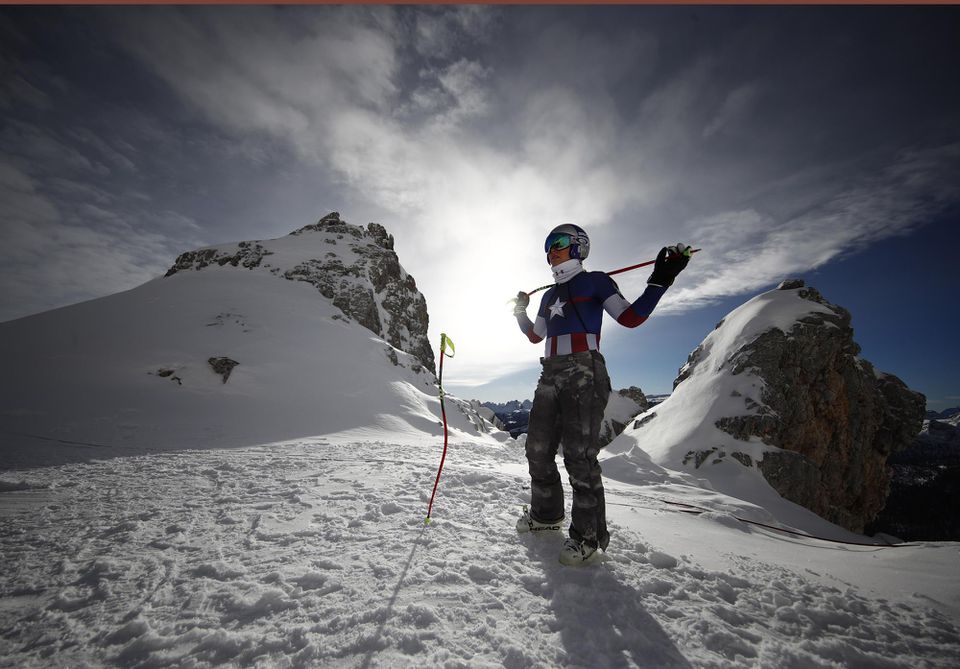 Talianske lyžiarske stredisko Cortina d'Ampezzo.