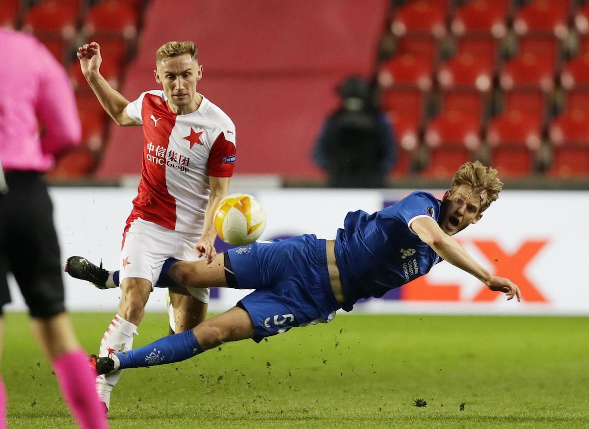 Európska liga: SK Slavia Praha - Rangers FC.