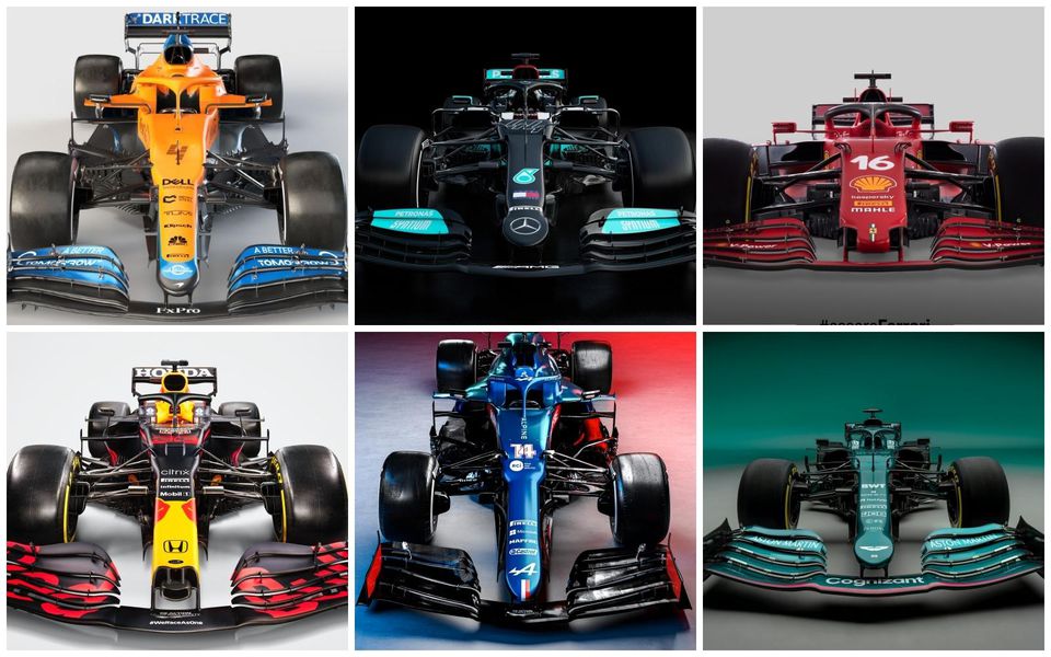 Vozidlá F1 na sezónu 2021