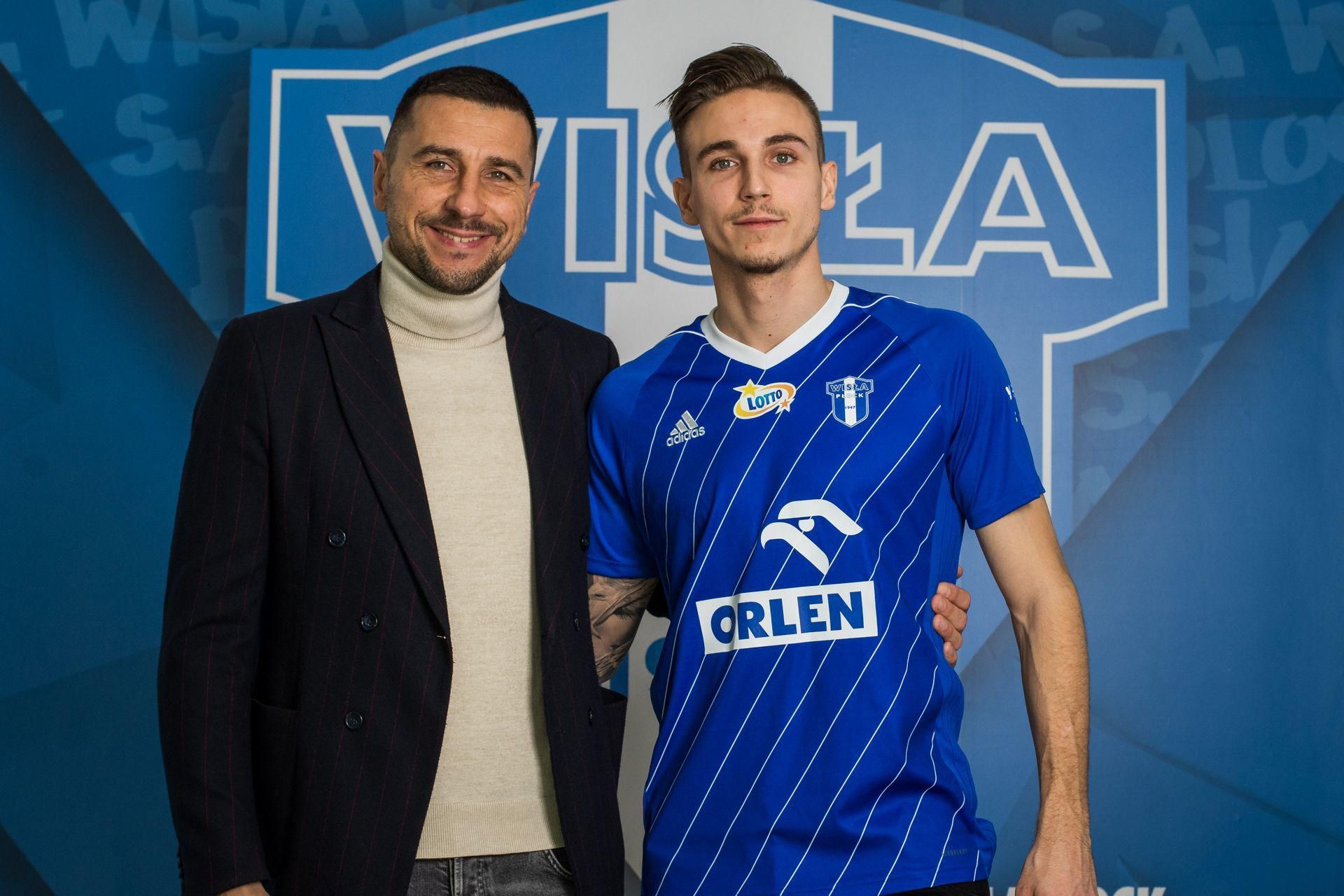 Kristián Vallo (Wisla Plock) a jeho agent Martin Petráš