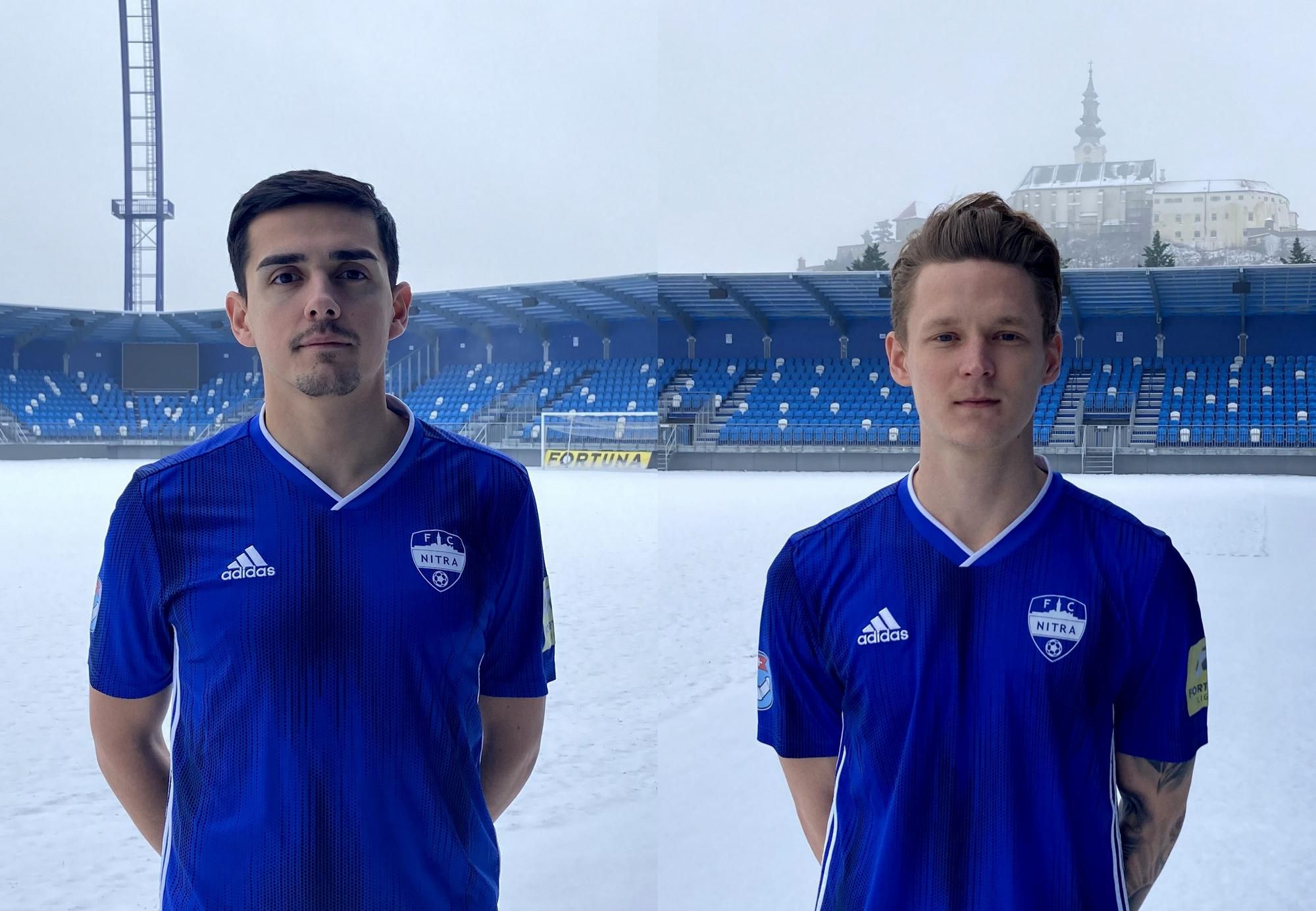 Eroll Zejnullahu a Benjamin Kindsvater v drese FC Nitra.