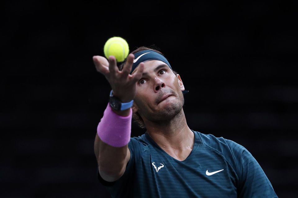 Rafael Nadal na turnaji ATP Masters v Paríži