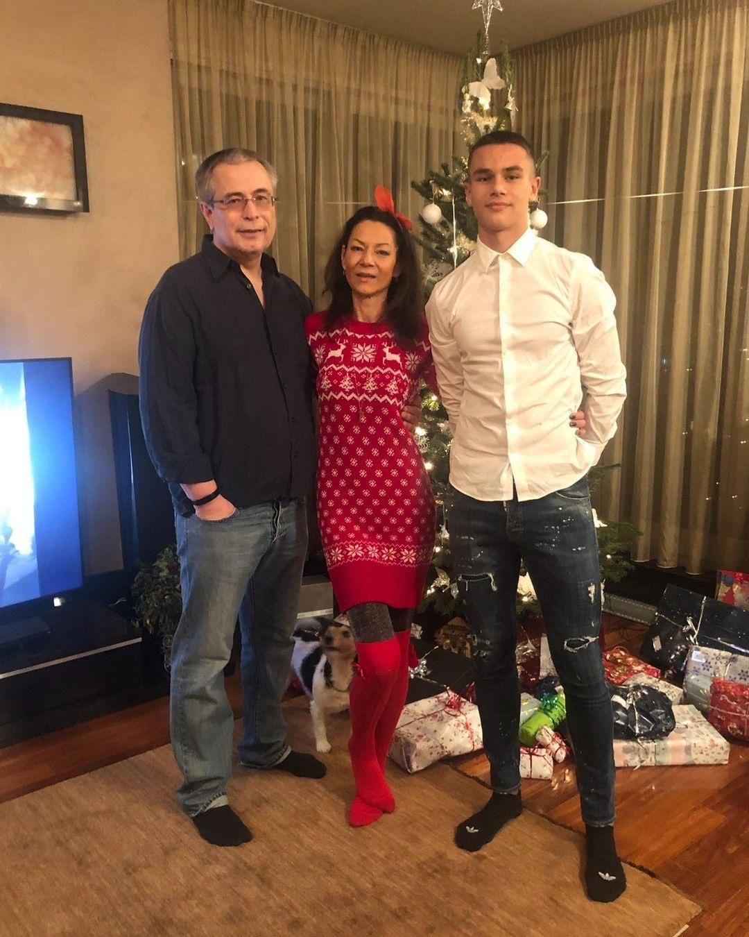 Richard Hečko s rodičmi