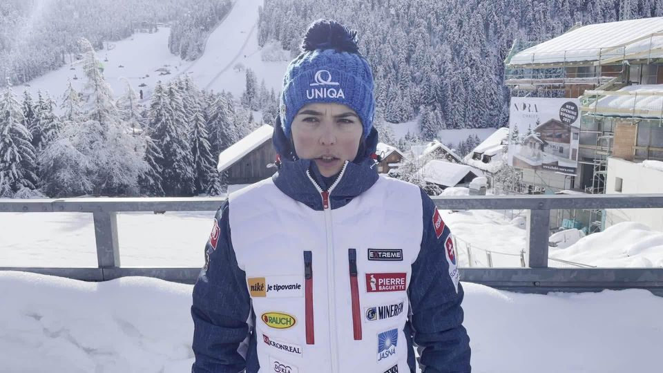 Reakcia Petry Vlhovej po utorkovom obrovskom slalome v talianskom Kronplatzi