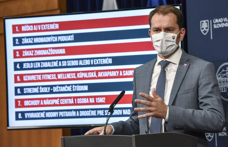 Predseda vlády SR Igor Matovič o protipandemických opatreniach