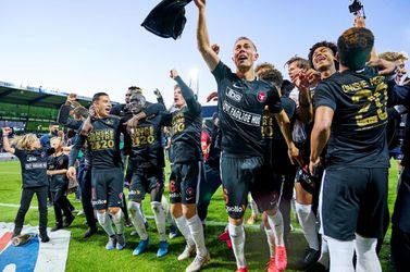 FC Midtjylland oslavuje zisk tretieho dánskeho titulu
