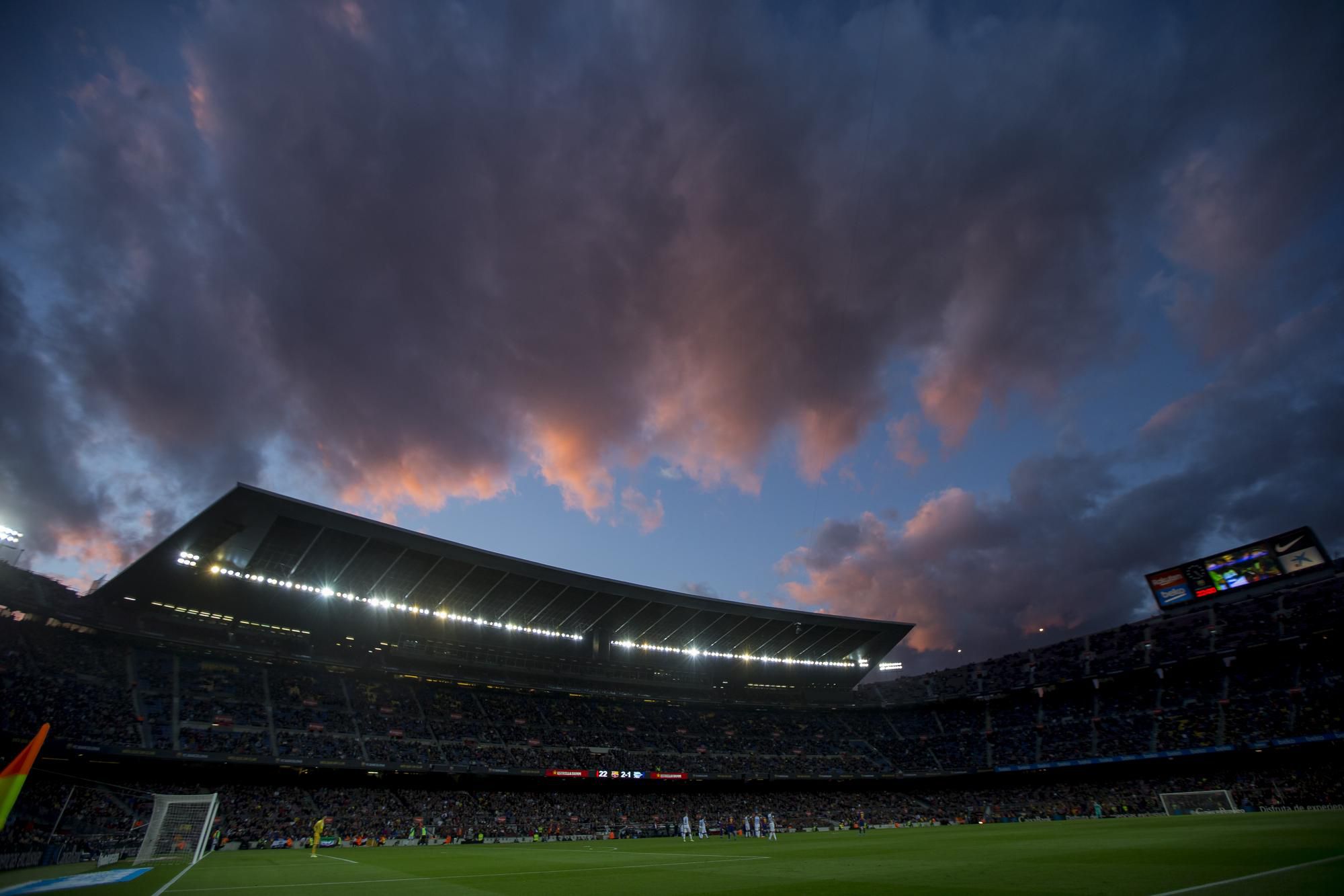 Pohľad na Camp Nou.