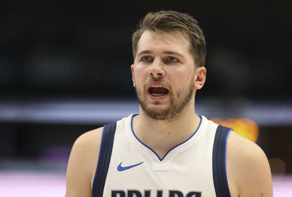 Slovinský basketbalista Luka Dončič.