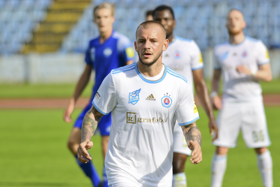 Vladimír Weiss ml. v drese ŠK Slovan Bratislava.