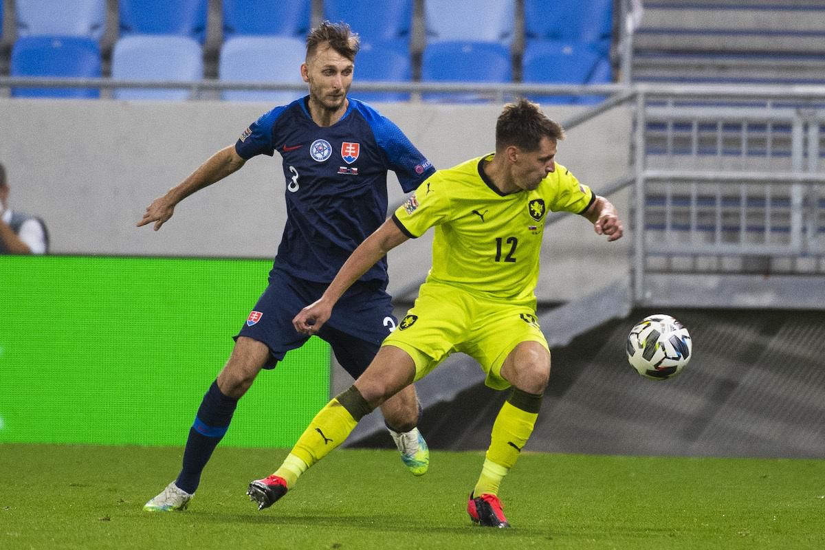 Zápas Ligy národov Slovensko - Česko.