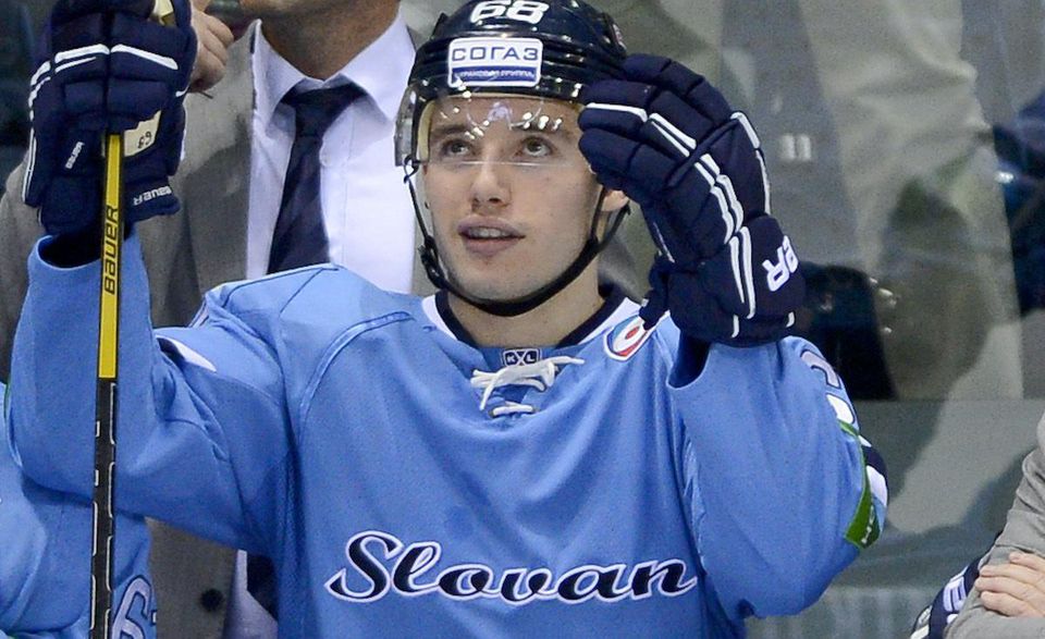 Marko Daňo v drese HC Slovan.