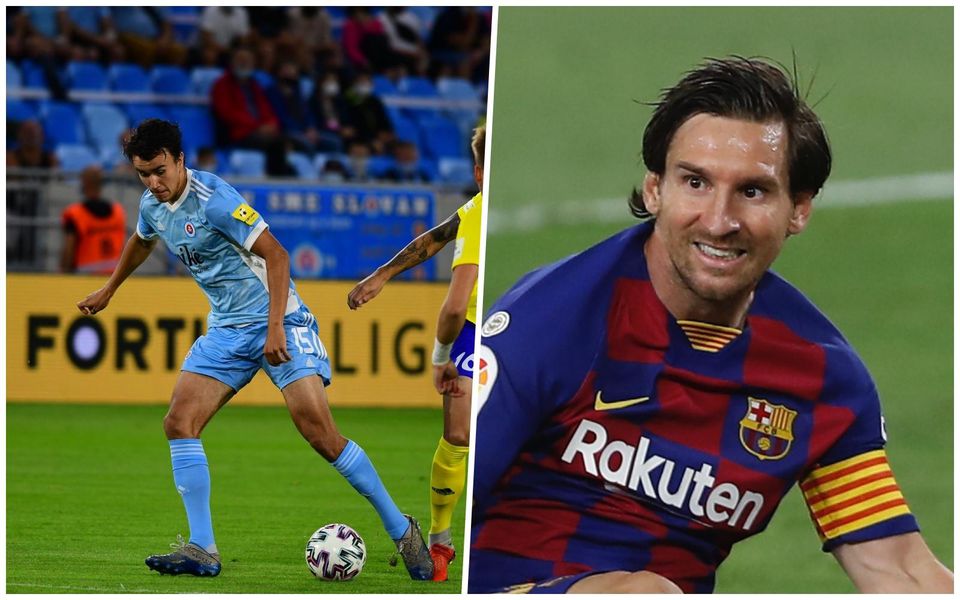 David Strelec a Lionel Messi
