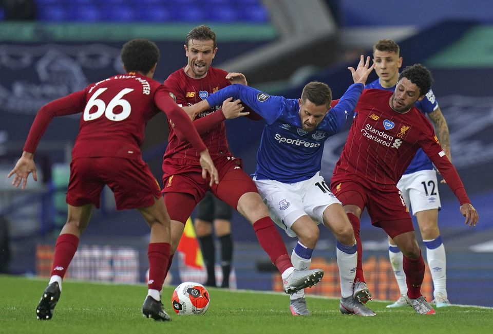 Everton FC - Liverpool FC (Trent Alexander-Arnold, Jordan Henderson, Gylfi Sigurdsson)