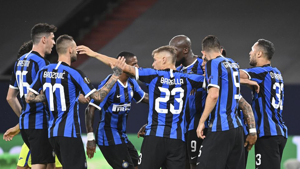 Hráči Interu Miláno oslavujú gól