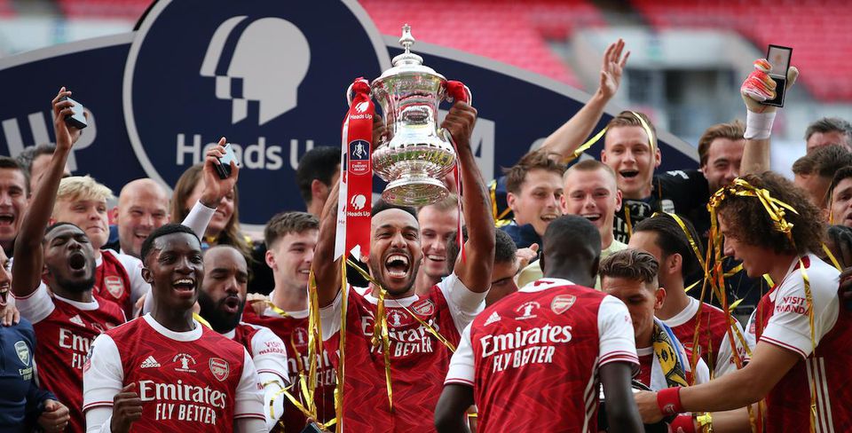 Arsenal ako víťaz FA Cupu 2020.