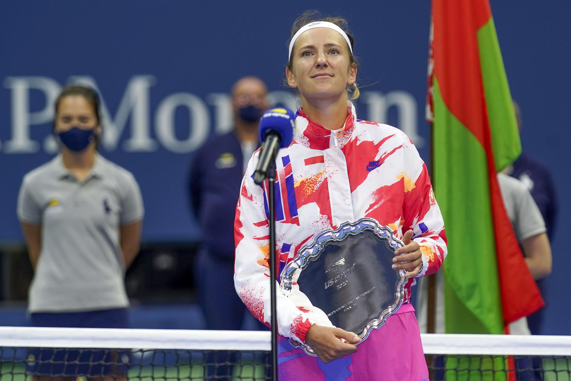 Victoria Azarenková po finále US Open