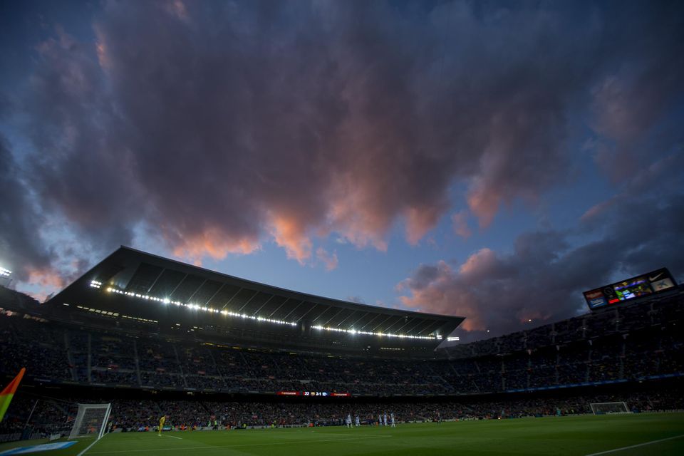 Pohľad na Camp Nou.