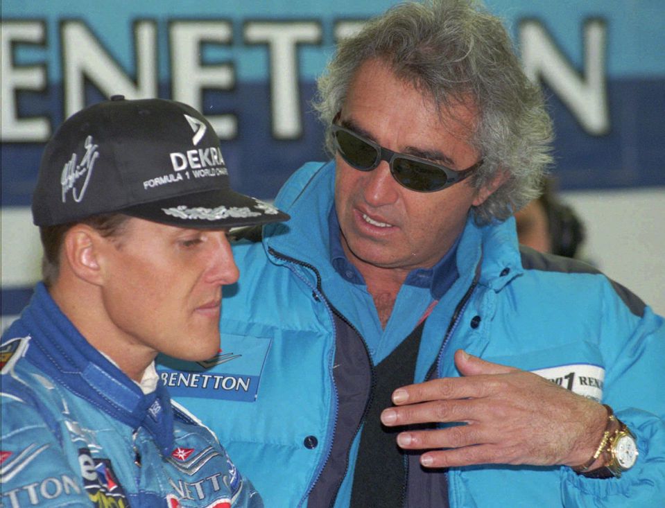 Flavio Briatore s Michaelom Schumacherom.