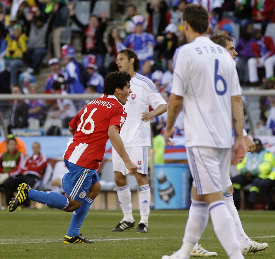 Slovensko vs Paraguaj na MS 2010