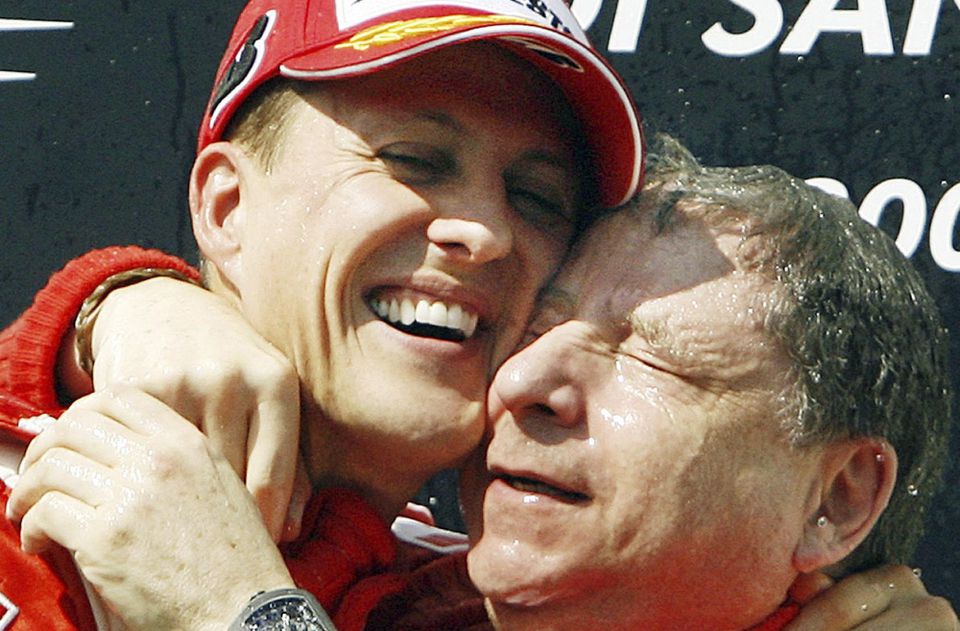 Michael Schumacher a Jean Todt v apríli 2006