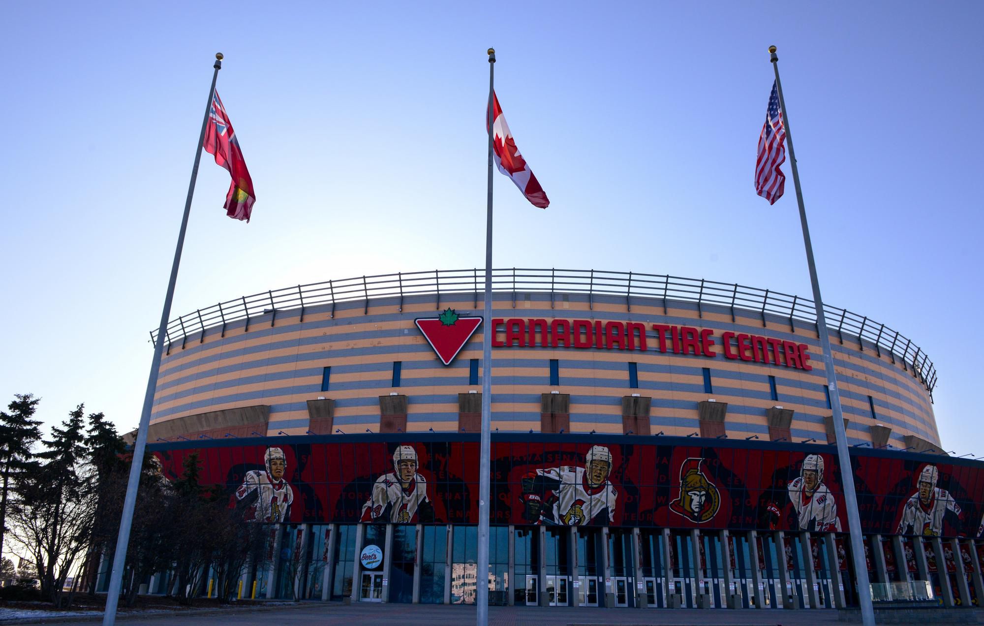 Štadión Ottawy Senators Canadian Tire Centre.