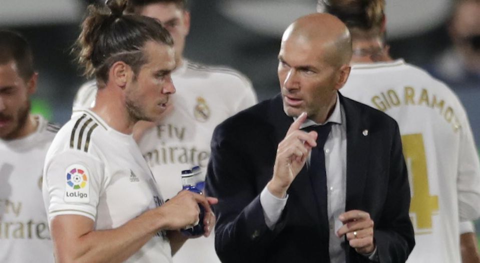 Gareth Bale a  Zinedine Zidane.