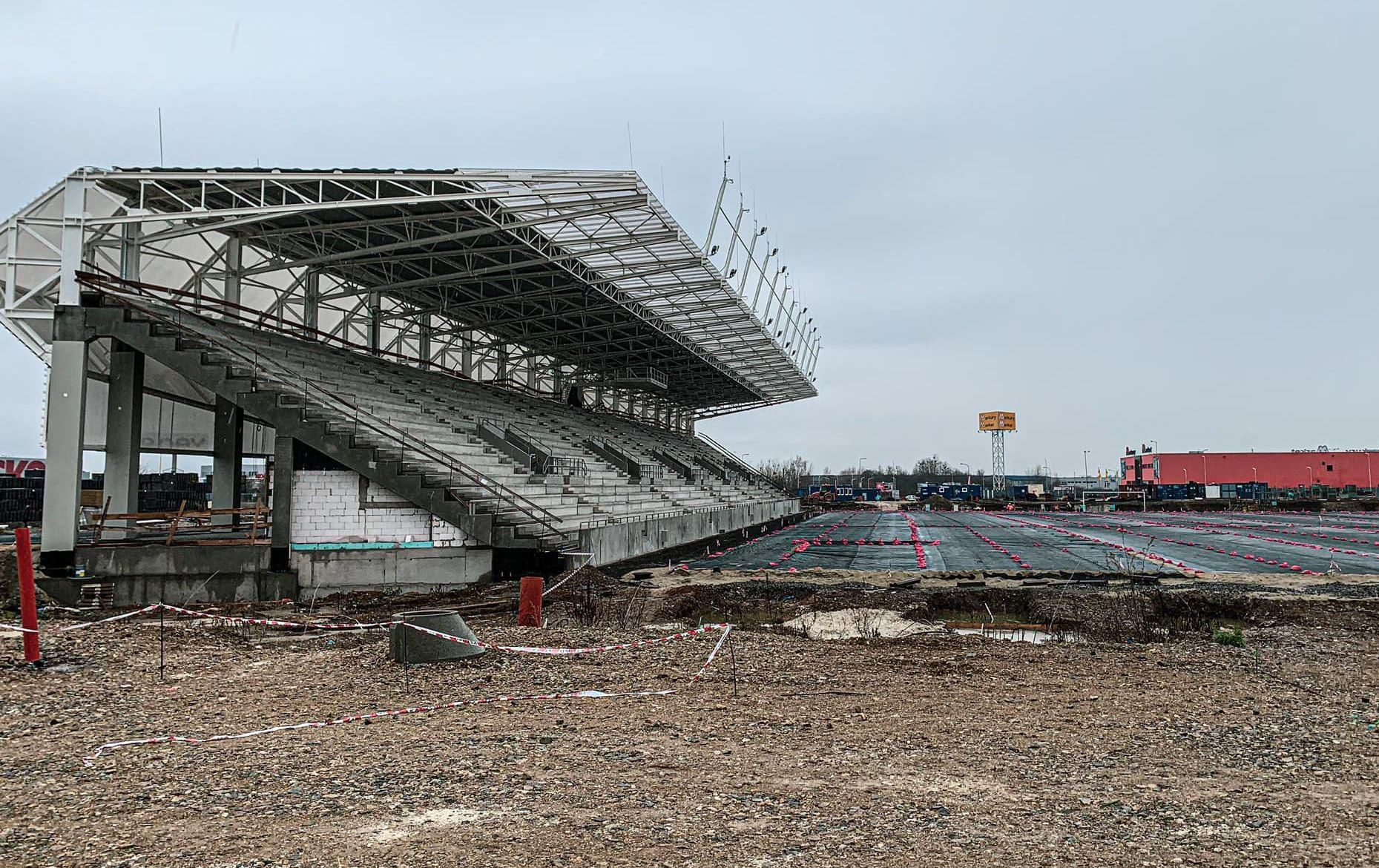 Stavba Košickej futbalovej arény