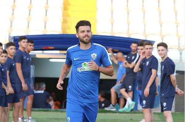 Michal Ďuriš v drese FC Anorthosis Famagusta.