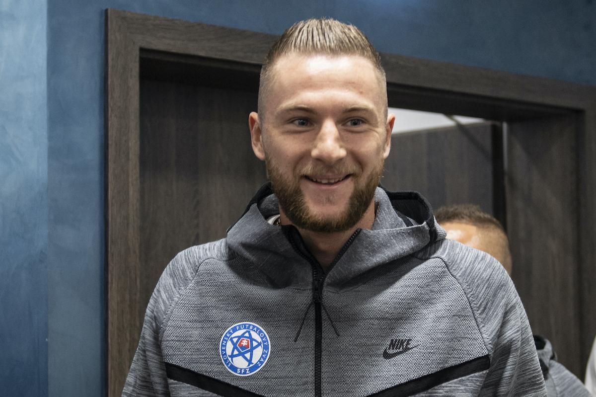 Slovenský futbalista Milan Škriniar.