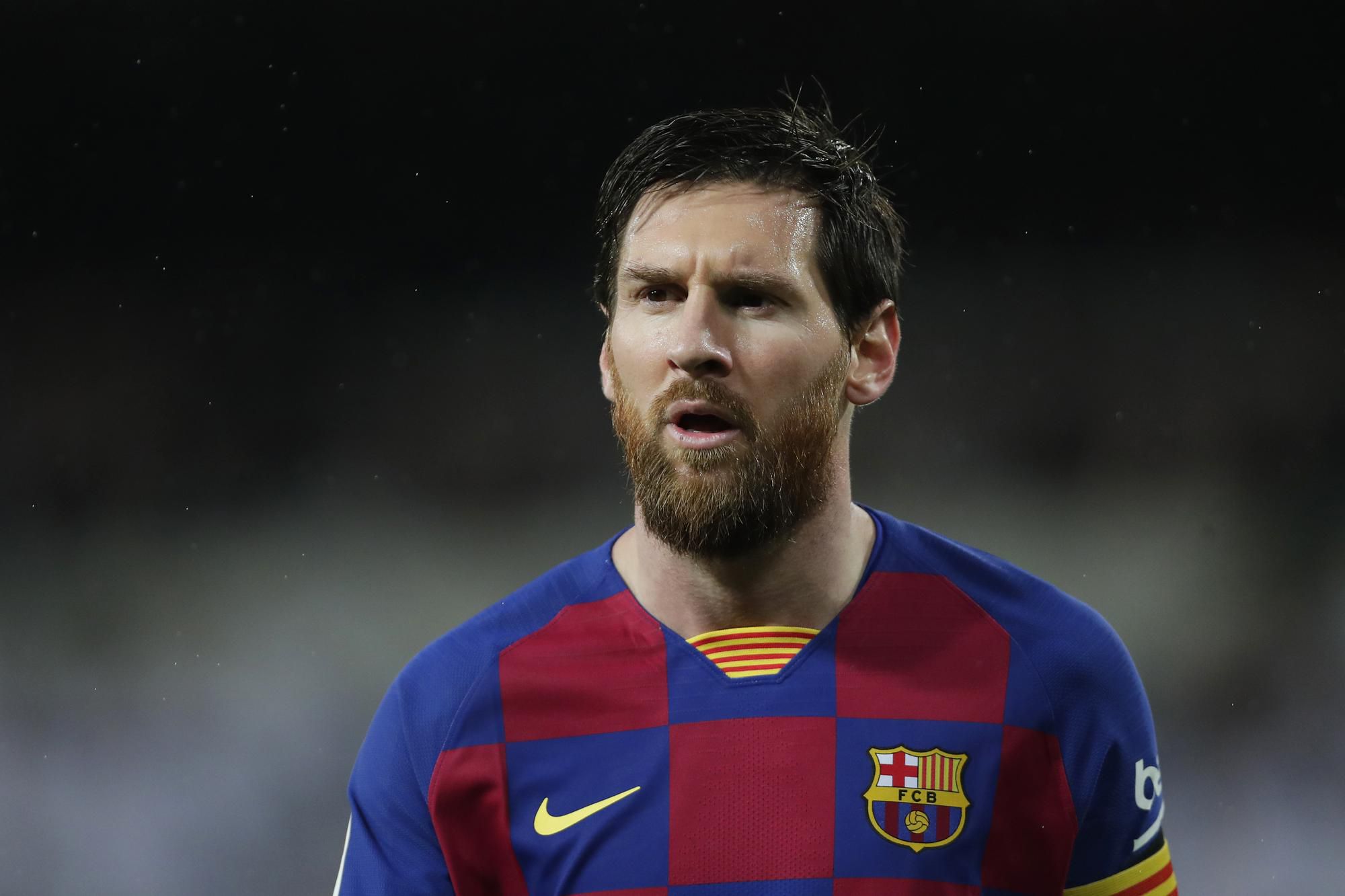 Argentínsky futbalista v službách FC Barcelona Lionel Messi.