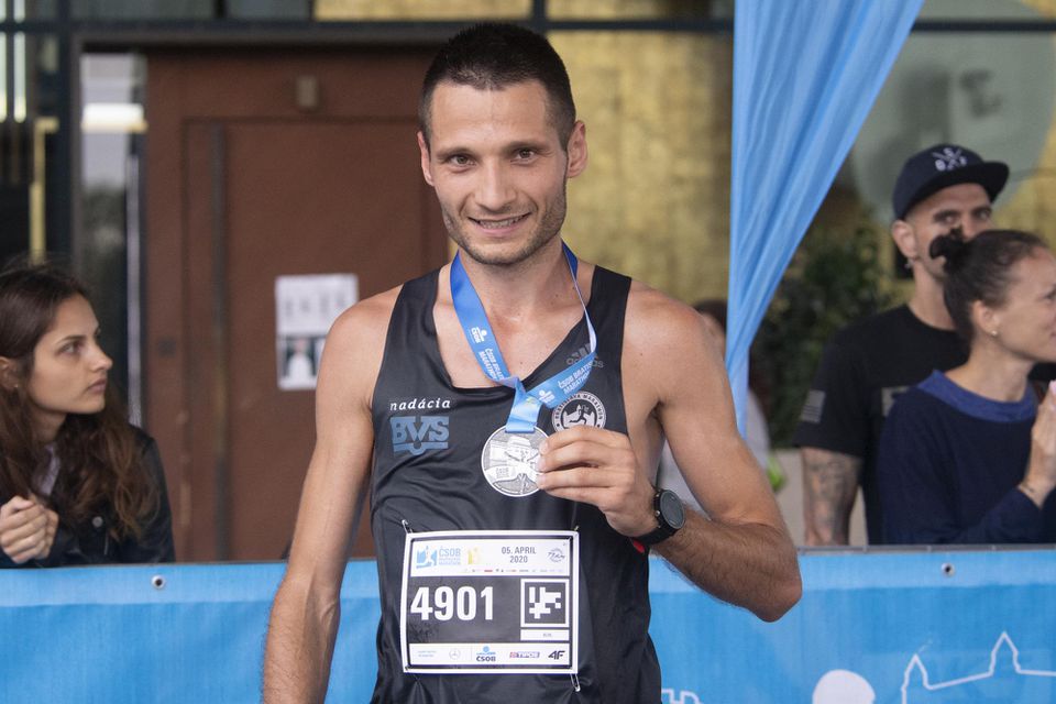 víťaz MSR v polmaratóne Marek Hladík
