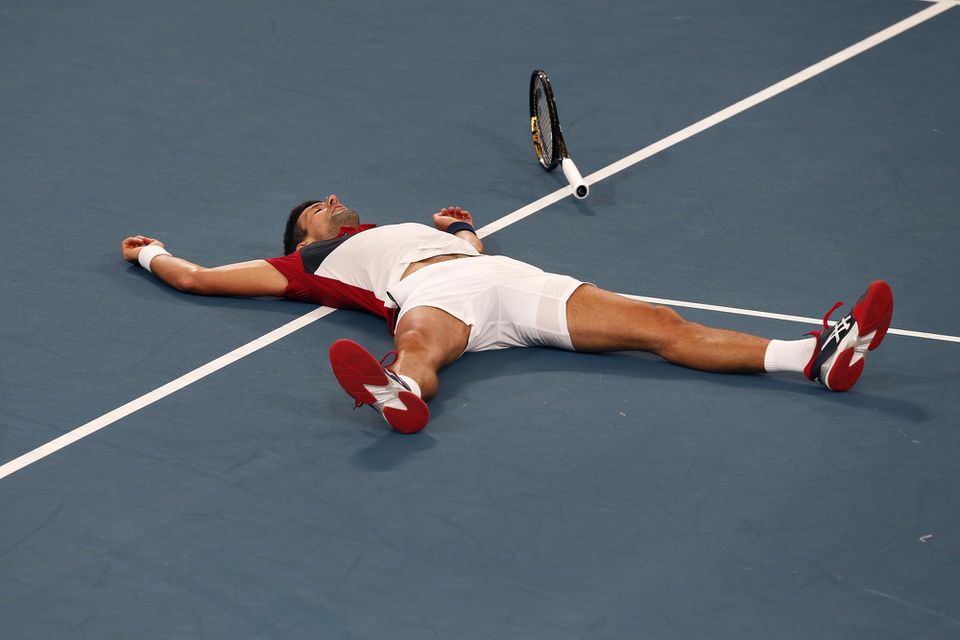 Novak Djokovič po semifinálovom zápase ATP Cupu proti Daniilovi Medvedevovi