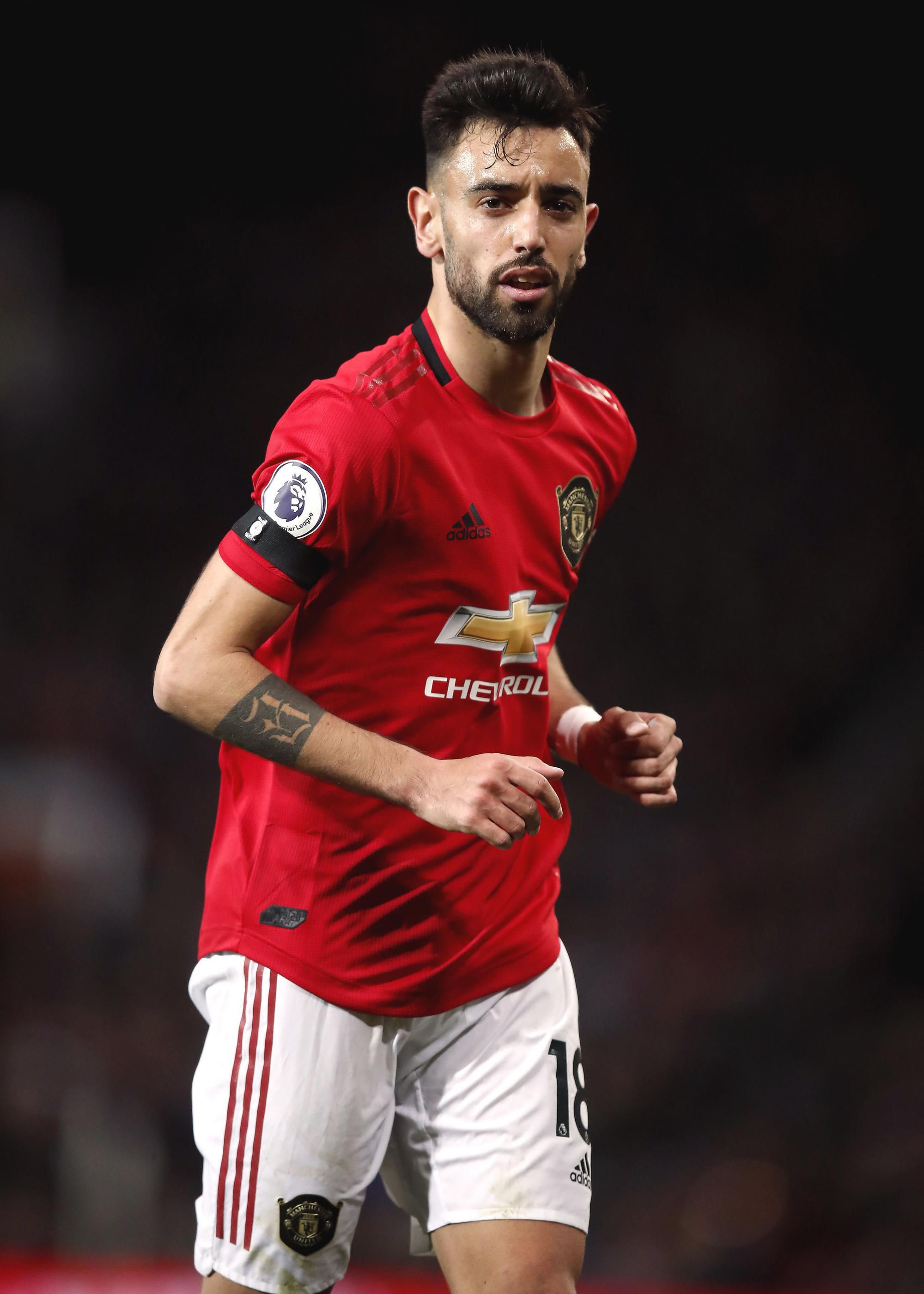 Bruno Fernandes v drese Manchestru United.