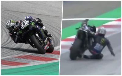 Hrozivý okamih v MotoGP! Španielovi Viňalesovi prestali fungovať brzdy na cieľovej rovinke