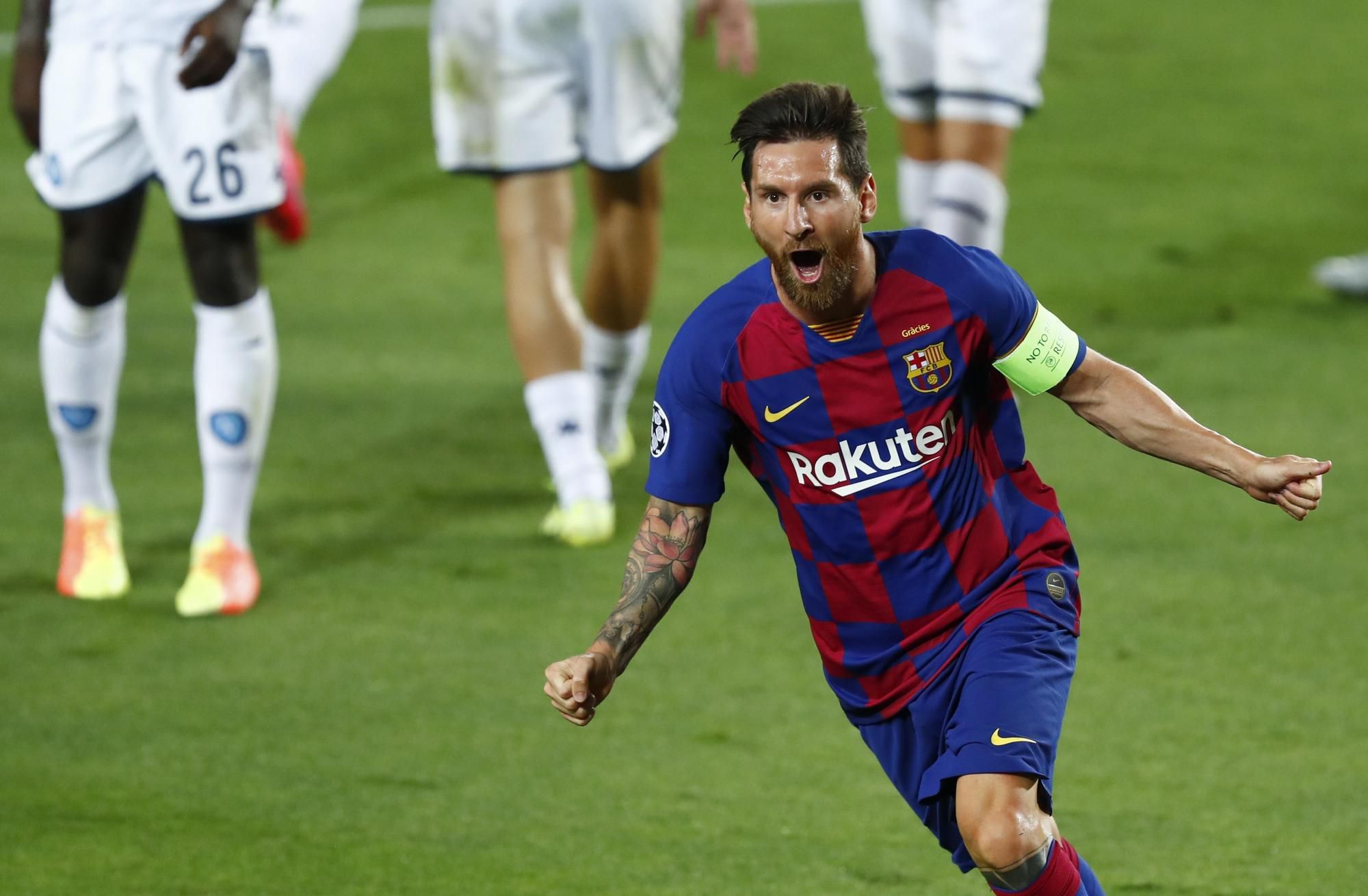 Hviezda FC Barcelona Lionel Messi.