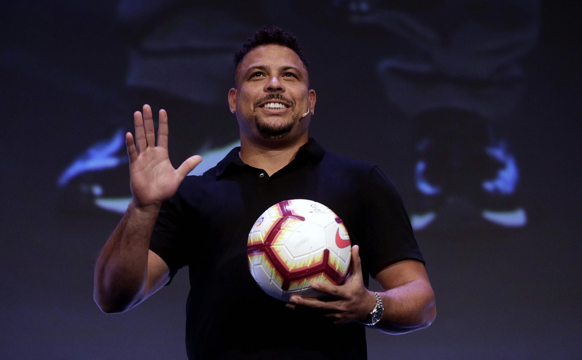 Legendárny brazílsky futbalista Ronaldo Nazário.