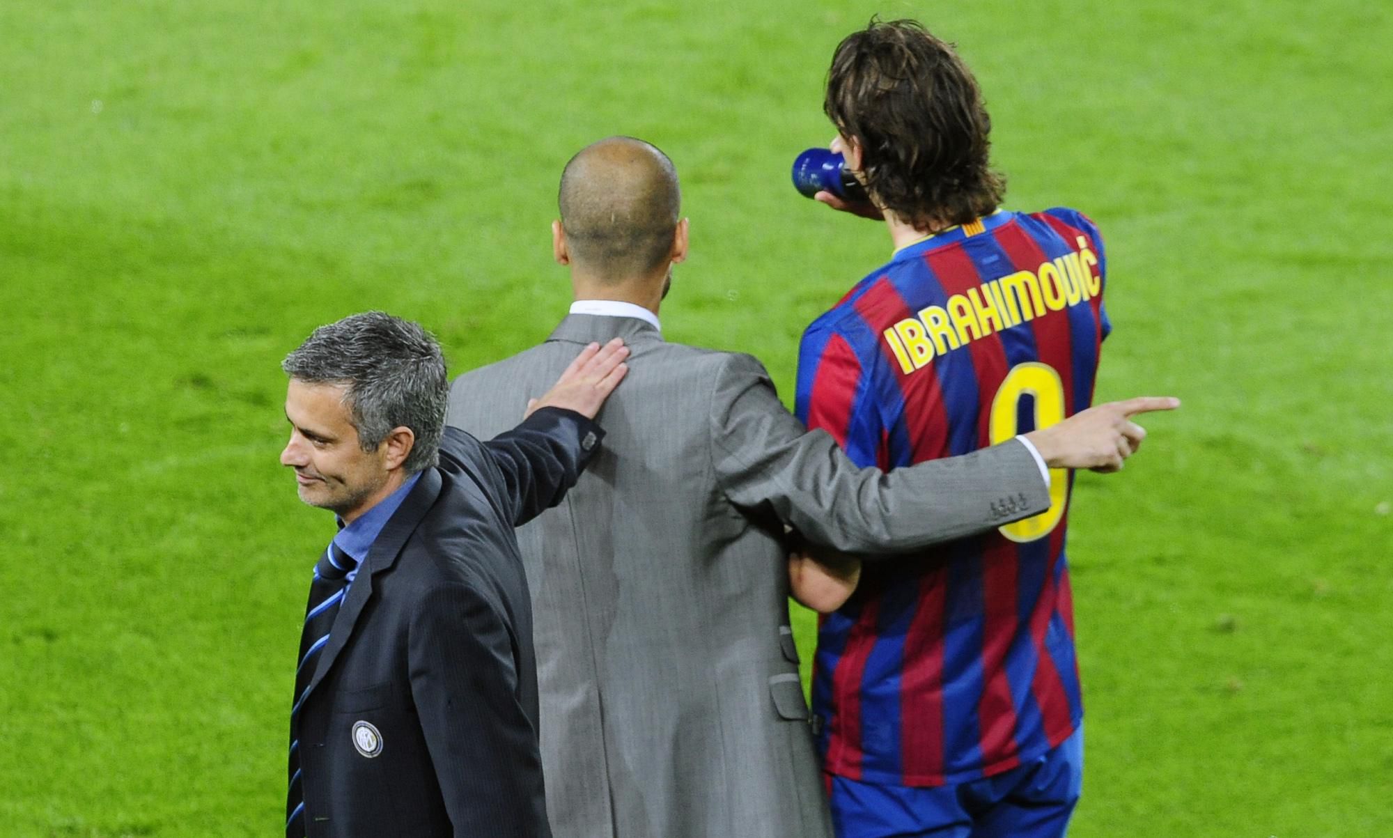 José Mourinho po tom, ako pošepol odkaz do ucha Pepa Guardiolu