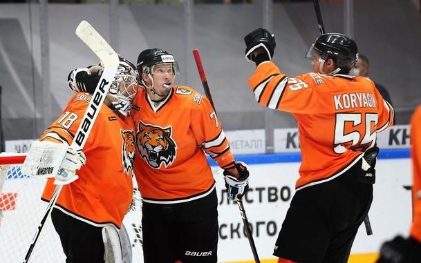 Hráči Amuru Chabarovsk.