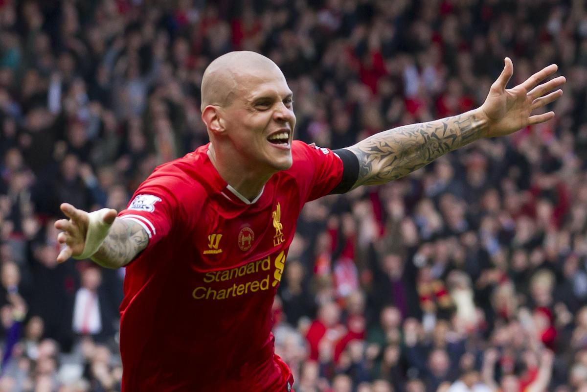 Martin Škrtel v drese Liverpoolu FC.