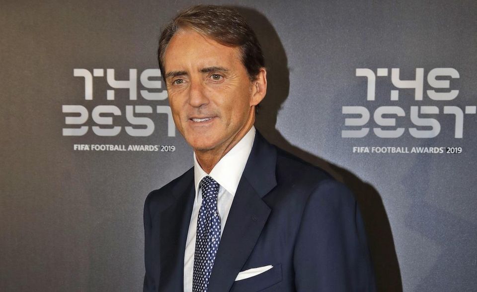 Tréner talianskej futbalovej reprezentácie Roberto Mancini.