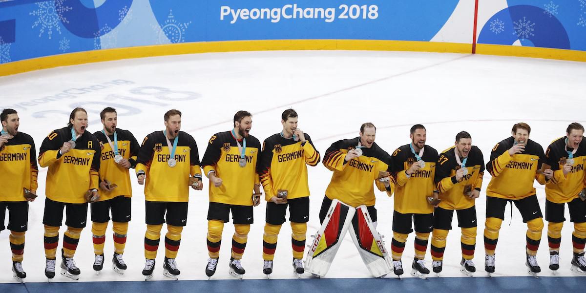 Nemeckí hokejisti dosiahli na ZOH 2018 na striebornú medailu.