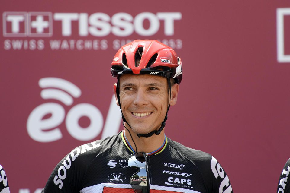 Belgický cyklista Philippe Gilbert.