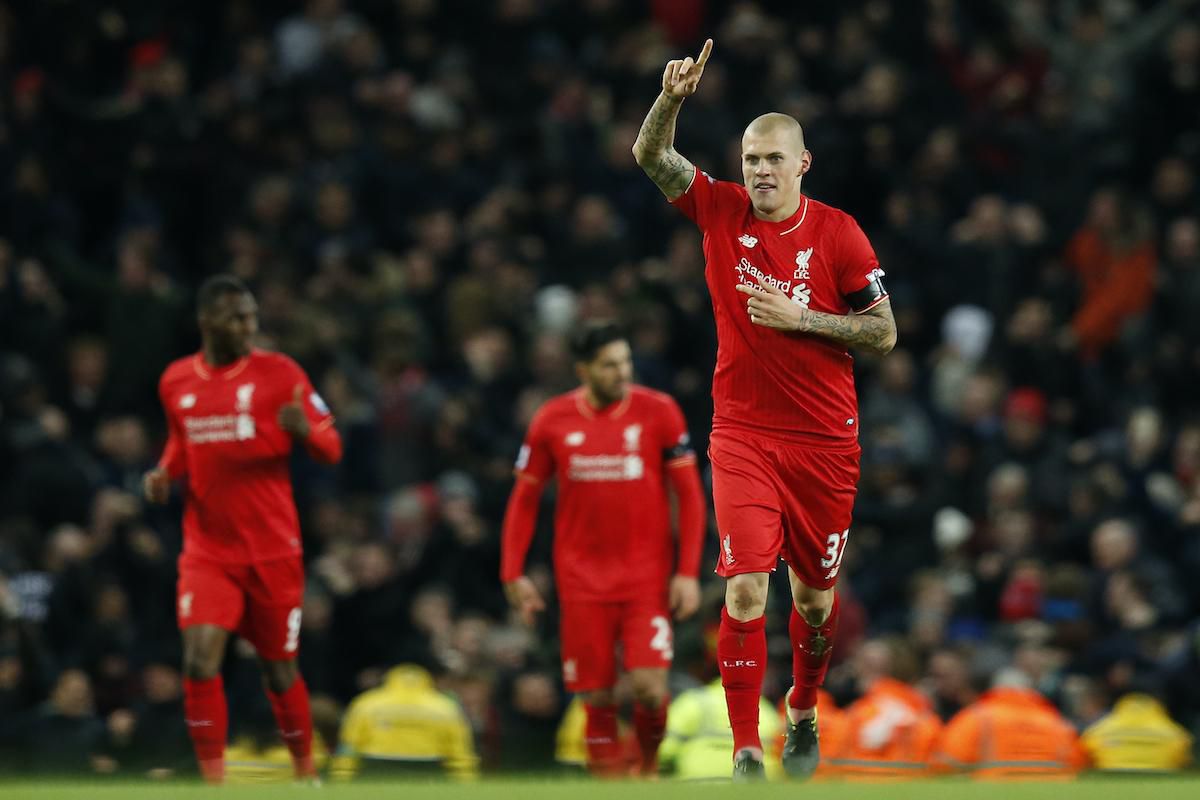 Martin Škrtel v drese Liverpoolu.