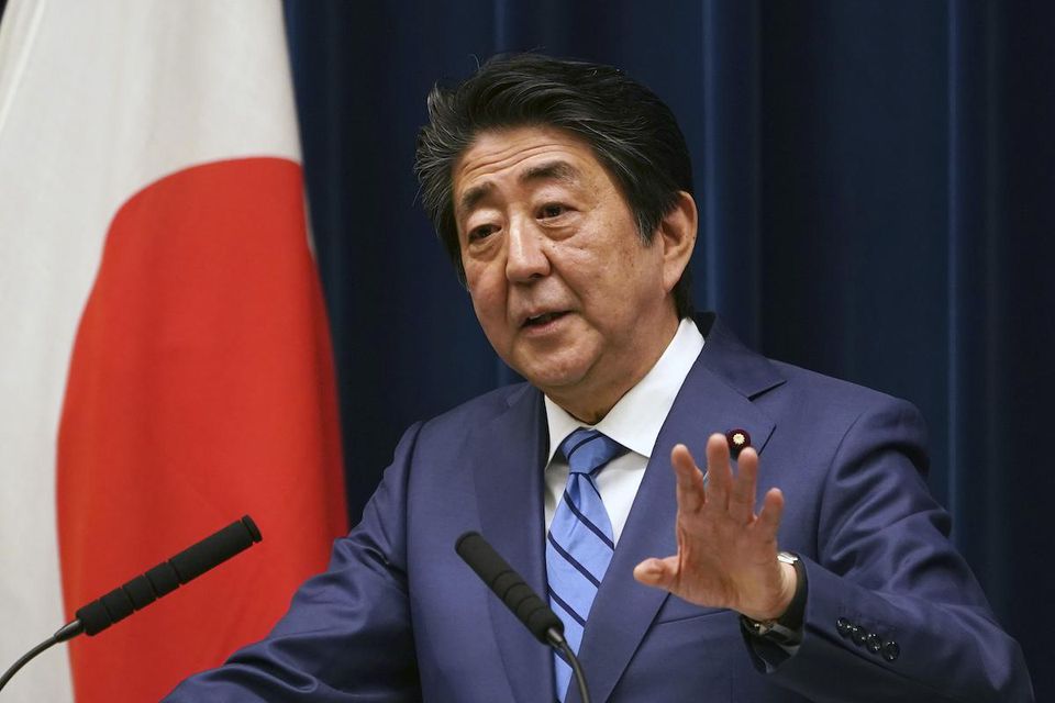 Japonský predseda vlády Šinzo Abe.